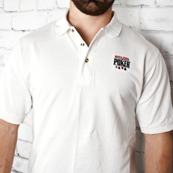Port Authority World Series of Poker Cotton Pique Polo M - Picture 2 of 4